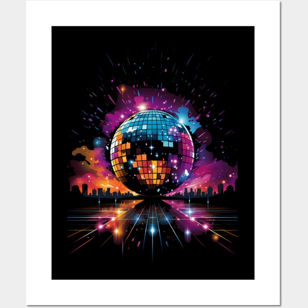 Disco Ball Party Wall Art by Nerd_art